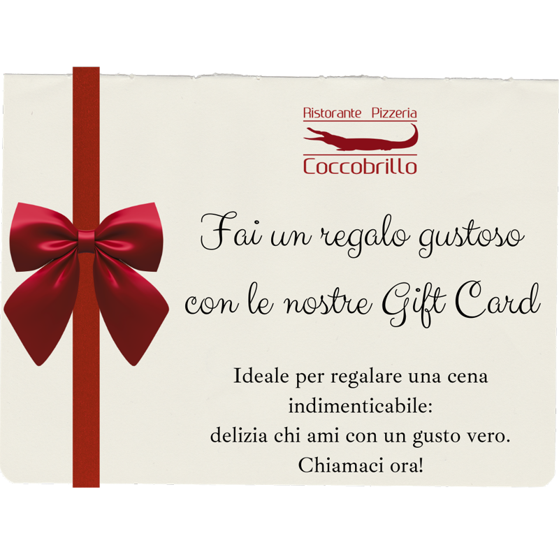 Gift Card Ristorante Coccobrillo
